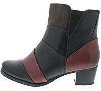 CAPRICE Damen Stiefeletten mit Absatz aus Leder mit Reißverschluss, Mehrfarbig (Multi Nappa), 37 EU