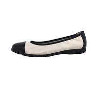 Caprice Leder Ballerinas, beige, 40 Creme