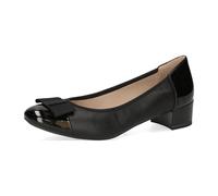 Caprice Leder/Textil Pumps, schwarz, 38.5 Schwarz