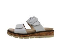Caprice Damen Pantoletten White Nappa Leder mit Schließe Weiß Gr. 41 EU