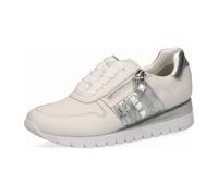 Caprice 9-9-23701-24/191 WHITE/SILVER Sportliche Schnürer FS 2020 für Damen, weiß, Größe 37 EU
