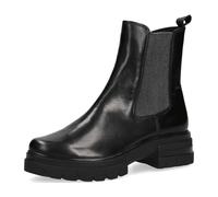 Caprice Leder flache Schnürstiefelette Schwarz 25412