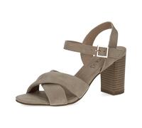 Caprice Leder-Sandaletten in Hellbraun - 48% | Größe 40 | Damen Sandalen