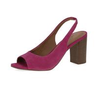 Caprice Leder Sandale Absatz Pink 28304