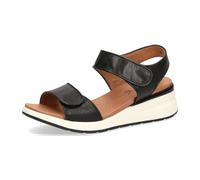 Caprice 9-9-28307-28/022 BLACK NAPPA Keilsandaletten FS 2022 für Damen, schwarz, Gr. 39 EU