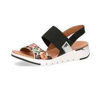 Caprice 9-9-28701-24/931 LEO FLOWER COM Keilsandaletten FS 2020 für Damen, schwarz, Größe 37 EU