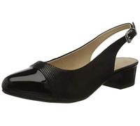 Caprice ANUSCHKA, Damen Slingback Pumps, Schwarz (Black Comb 19), 38.5 EU (5.5 UK)