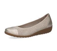 CAPRICE Damen Ballerinas flach, Weiß (Offwhite Comb), 40