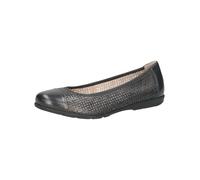 Caprice Ballerinas Damen 9-22151-42/814 Leder mit Lochmuster Ocean Softnap Blau Gr. 40