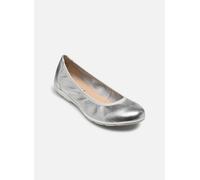 Caprice Damen Ballerinas 22150-42 N Leder flach Silber Größe 38