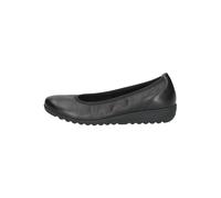 Ballerina CAPRICE "Caprice Ballerinas Leder", Damen, Gr. 38, schwarz, Leder, Schuhe Ballerina (44551907-38) schwarz