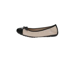 Caprice Ballerinas Leder/Synthetik Beige/Schwarz - 37