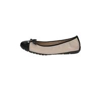 Caprice Ballerinas Leder/Synthetik Beige/Schwarz - 39
