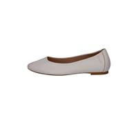 CAPRICE Damen Ballerinas aus Leder Elegant, Weiß (White Nappa), 39 EU