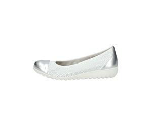 Caprice Ballerinas Leder Weiß/Silber - 41