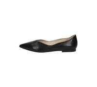 CAPRICE Damen Ballerinas aus Leder Spitz, Schwarz (Black Nappa), 38 EU