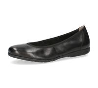 Caprice Damen Ballerina 9-22150-42 022 Leder Schwarz G-Weite Größe 40 EU