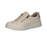 Caprice Bequeme Schnürschuhe für Damen, beige, Größe 36 EU