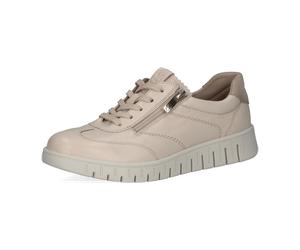 Caprice Bequeme Schnürschuhe für Damen, beige, Größe 37 EU