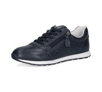 Sneaker CAPRICE "Caprice Sneaker Nappaleder", Damen, Gr. 41, ocean, Nappaleder, Schuhe Sneaker (58563540-41) ocean