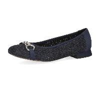 Caprice Elegante Ballerinas für Damen, blau, Gr. 41 EU
