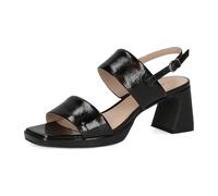 Caprice Blockabsatz Sandale für Damen, schwarz, Größe 38 EU
