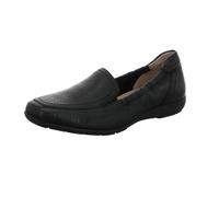 CAPRICE Damen Slipper aus Leder Elegant, Schwarz (Black Deer), 37 EU