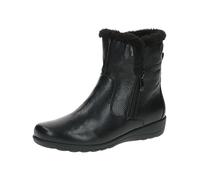 Caprice Comfort Damen 9-26408-41 Flache Stiefelette, Black Nappa, 41 EU Weit
