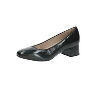 CAPRICE Comfort Damen Pumps aus Leder Mehrweite H, Grau (Stone Naplak), 38.5 EU