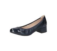 CAPRICE Damen Pumps Kleiner Absatz Elegant, Blau (Ocean Comb), 38 EU