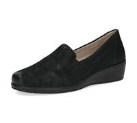 Caprice Comfort Damen Slipper aus Leder Mehrweite H, Schwarz (Black Comb), 39 EU
