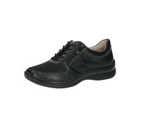 CAPRICE Comfort Damen Sneaker flach mit Reißverschluss Freizeit, Schwarz (Black Comb), 38 EU
