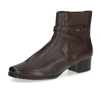 Caprice Comfort Damen Stiefeletten mit Schnalle Mehrweite H, Braun (Dk Brown Comb), 40.5 EU