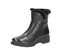 CAPRICE Damen Winterstiefel ohne Absatz mit Reißverschluss Gefüttert, Schwarz (Black Nappa), 39 EU