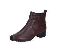 CAPRICE Comfort Women's leather ankle boots extra width H