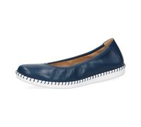 Caprice Da.-Ballerina 9-9-22154-24/814 OCEAN SOFTNAP. FS 2020 für Damen, blau, Größe 41 EU