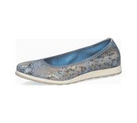 Caprice Da.-Ballerina 9-9-22162-24/896 SKYBLUE SNAKE FS 2020 für Damen, blau, Größe 36 EU
