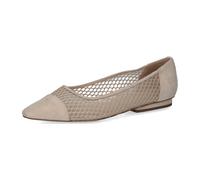 Caprice Da.-Ballerina für Damen, beige, Größe 37 ½ EU / 4,5 UK