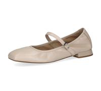 Caprice Da.-Ballerina für Damen, beige, Größe 38 EU