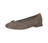 Caprice Da.-Ballerina für Damen, braun, Größe 39 EU
