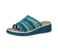 Caprice Da.-Pantolette für Damen, türkis, Größe 37 EU