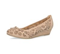 Caprice Da.-Pumps 9-9-22500-24/401 BEIGE NUBUC FS 2020 für Damen, beige, Größe 39 EU