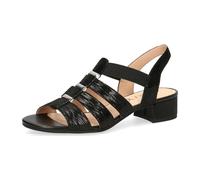 Caprice Da.-Sandalette 9-9-28204-24/010 BLACK REPTILE FS 2020 für Damen, schwarz, Größe 38 EU / 5 UK