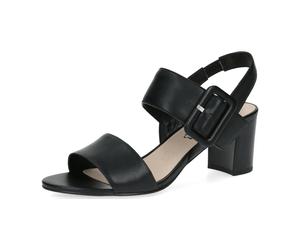 Caprice Da.-Sandalette für Damen, schwarz, Größe 37 ½ EU / 4,5 UK
