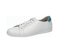 Caprice Da.-Schnürer 9-9-23655-24/183 WHITE/TURQUOIS FS 2020 für Damen, weiß, Größe 41 EU