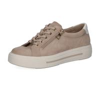 Caprice Da.-Schnürer für Damen, beige, Größe 40 ½ EU / 7 UK
