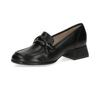 CAPRICE Damen Trotteur aus Leder mit Blockabsatz, Schwarz (Black Nappa), 39 EU