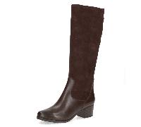 Caprice Damenstiefel – Blockabsatz, Stretch-Schaft – Braun Größe 39 EU / 6 UK