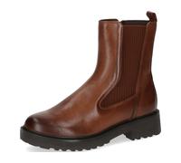 CAPRICE Damen Stiefeletten mit Absatz mit Thermosohle Bequem, Braun (Cognac Nappa), 38 EU