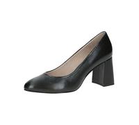 CAPRICE Damen Pumps aus Leder Elegant, Schwarz (Black Nappa), 37 EU